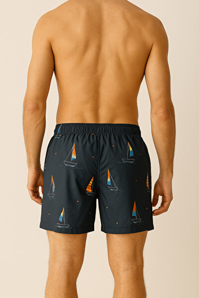ZEND POLO Sailing Printed Sea Shorts