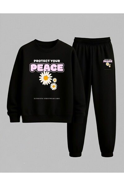 LORVEX Дівчача кофта - Комплект спортивного одягу з велосипедним коміром, при...