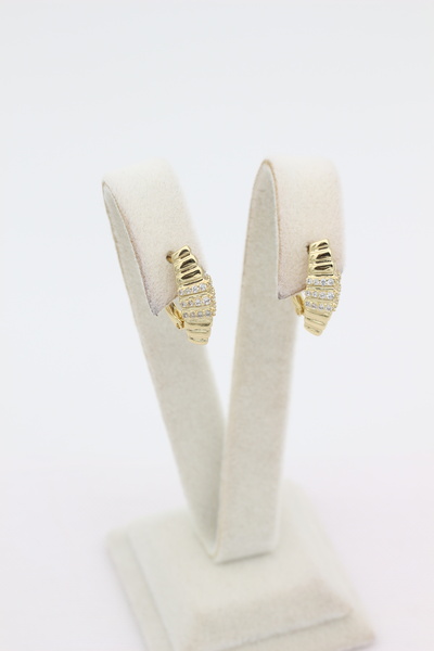 XUPING JEWELRY أقراط من الزركون من ستايل إنساي/شوبينغ للمجوهرات