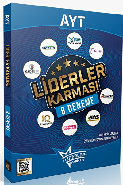 LİDERLER KARMASI 2026 AYT 8 Deneme Tamamı Video Çözümlü Fasikül Fasikül 8 Yay...