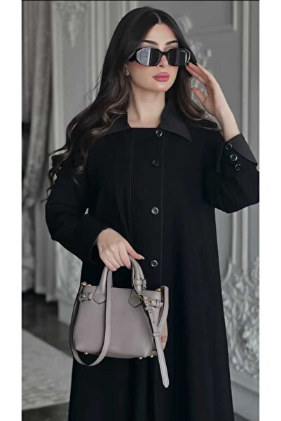 Korean عباية عملية كشخة بقماش انترنت ملكي