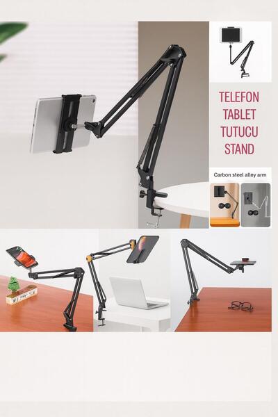 chimon Masaüstü Akrobat Telefon Ve Tablet Tutucu Stand 360 Derece Oynar Başlı...