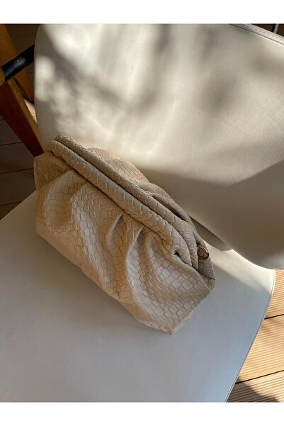 Rivina Meri̇ Glow Knitted Detailed Handbag, Shoulder Bag and Crossbody Bag