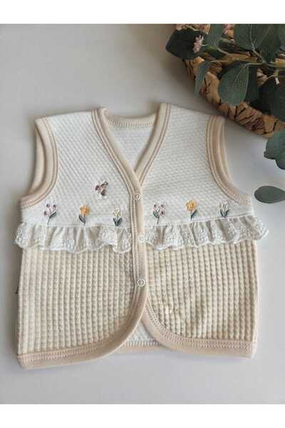 Baharda Nova 100% Baby Girl 2-Piece Combed Cotton Vest Set