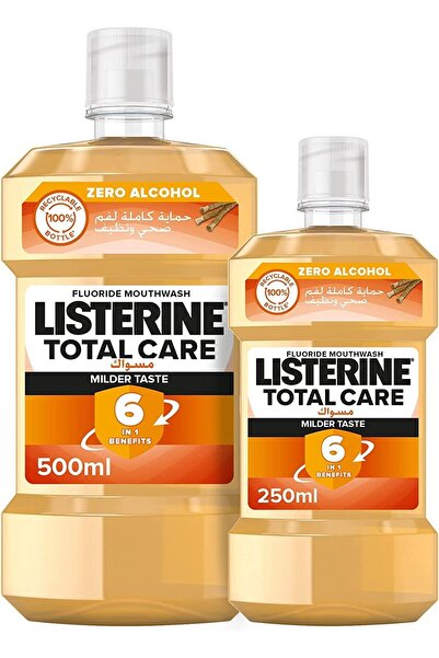 Listerine Mouthwash Miswak 500ml + 250ml Free