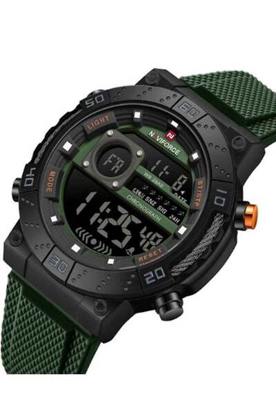 Naviforce Men's Luxury Fashion Quartz Watches LCD Display Digital 3ATM Waterproof Sport Watch