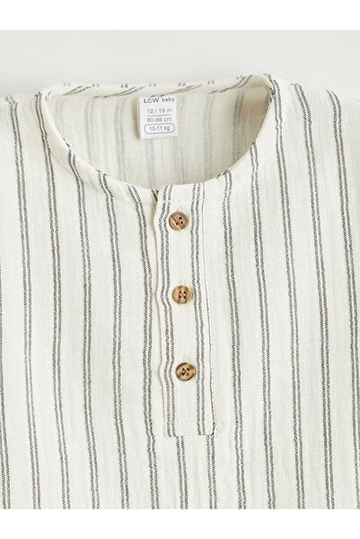 LC Waikiki Lcw Baby Striped Baby Boy Shirt and Pants
