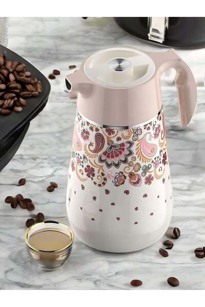 REFAN Dallah - Luxurious Oriental Pink Design, 1 L