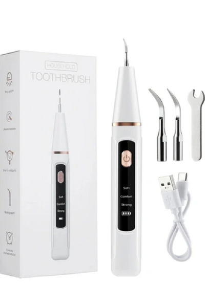 TOOTHBRUSH Şarjlı Diş Tartar Temizleme Cihazı, Diş Temizleme Cihazı Ve Diş Be...