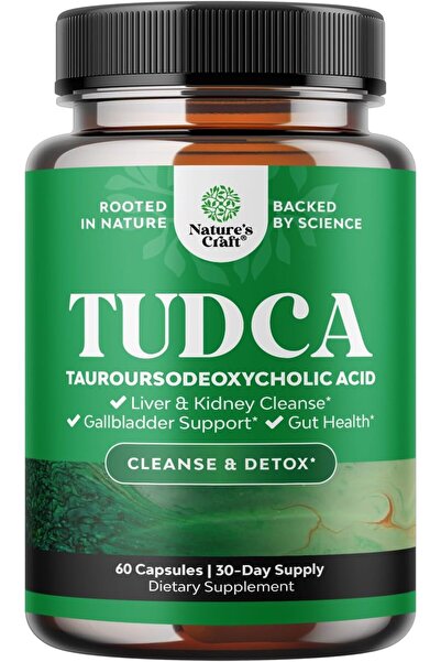 Natures Craft Advanced Bile Salt TUDCA Supplement - Extra Strength 500mg