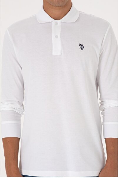 U.S. Polo Assn. U.S. Polo Assn. Polo Collar Regular Fit Basic 100% Cotton Sweatshirt