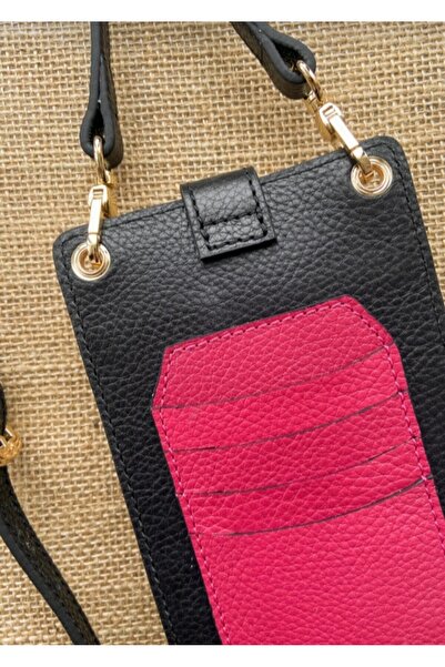 Home Leather Phone Bag, Strap Bag