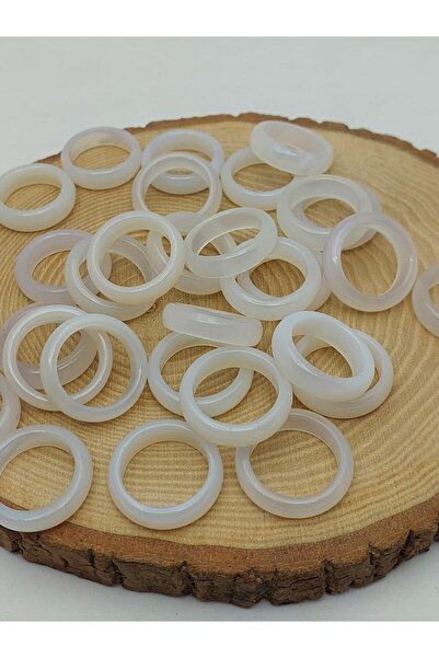 Yasamtohumu خاتم من حجر العقيق – ملون ضبابي – سمك 6 مم (59952)