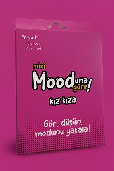 PAX Mooduna Göre Mini - Kız Kıza | Arkadaş & Aile İçin Kutu Oyunu | Kart Oyunu