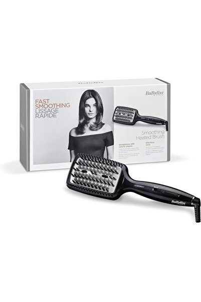 BABYLİSS Hot Star Brush 3D Tech - Professional Heated Straightening Brush (HSB101SDE)