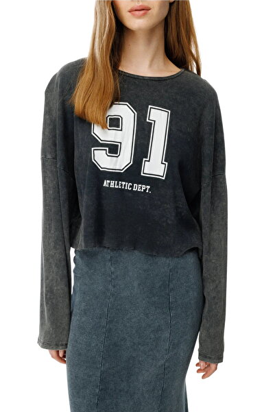 Alexa Dash Bedrucktes Langarm-Sweatshirt