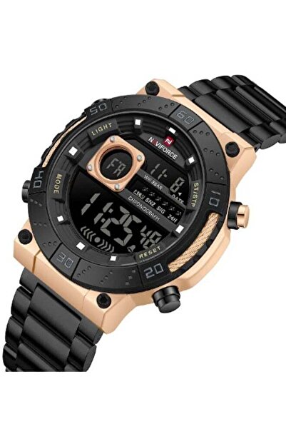 Naviforce Men's Luxury Fashion Quartz LCD Digital Sport Watch