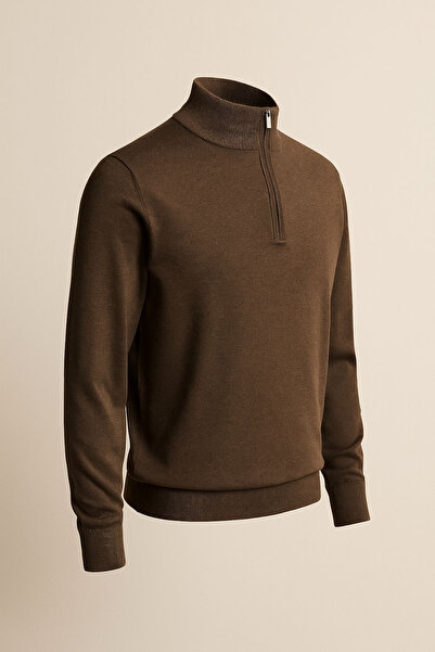 Livio Ferri Yukon Men's Half Zipper Mock Neck Men's Knitwear