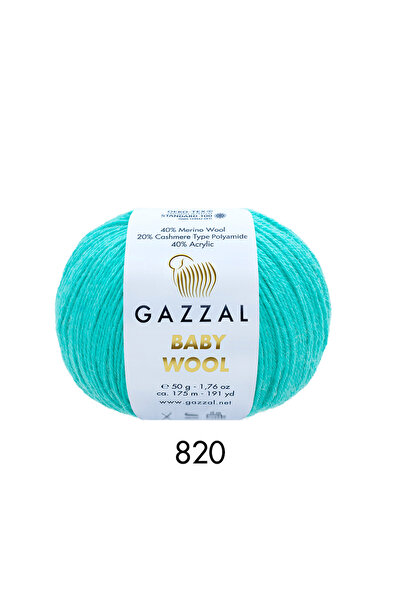 GAZZAL İPLİK Gazzal Baby Wool Lână pentru bebeluși Pachet 10 bucăți (10x50gr)...