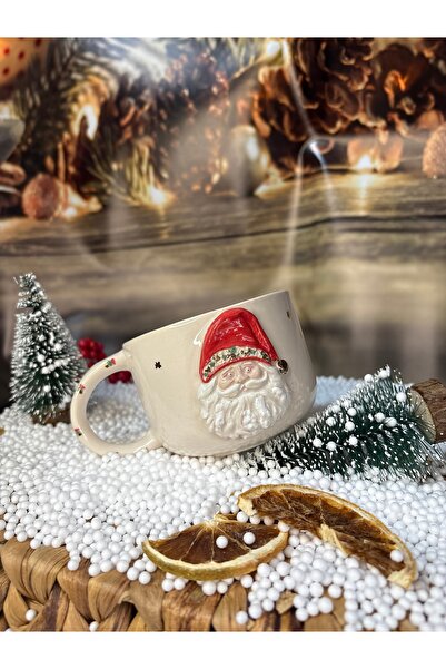 RinaSeramik Noel Babalı Seramik Mug