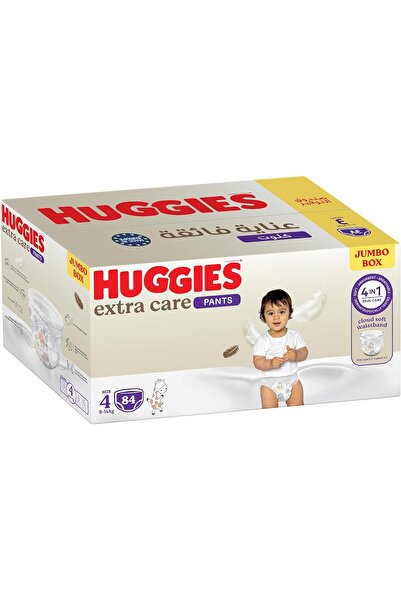 Huggies Extra Care Pants, Size 4, Jumbo Savings Box, 84 Count, Cloud Soft Comfort