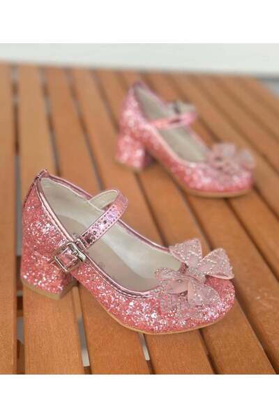 Surpie Shoes Children's High Heels, Low Heels, Children's Evening Dress Shoes