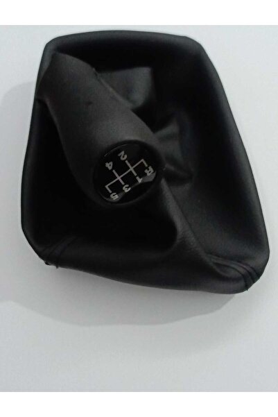 İst-Oto Bmw E30-E34 Gear Shift Boot Gear Shift Knob Black Set (Without m Logo)