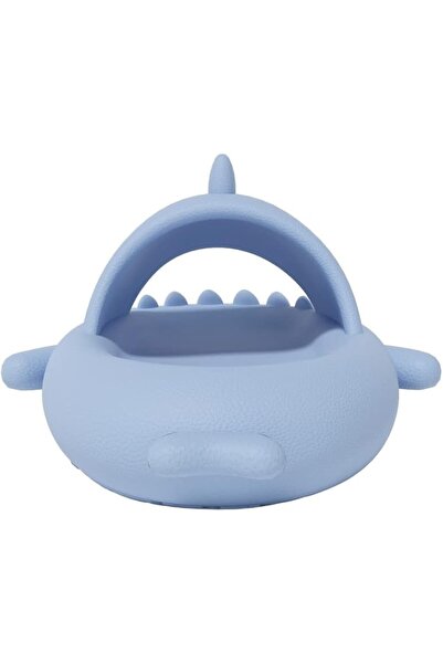 Flippy ® Shark-style Slippers, Unisex, EVA Foam, Thick Non-slip Sole, Size 40-41, Light Blue