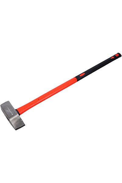 Lawazim فأس ثقيل الوزن بوزن 6 أرطال (مقبض بلاستيكي، مقوى بالألياف الزجاجية)