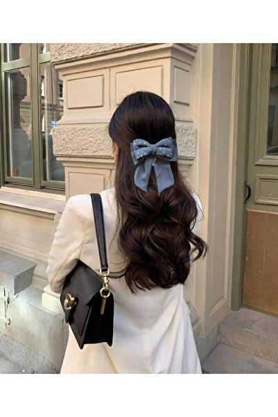 Velora Pinza Women's polka dot bow hair clip