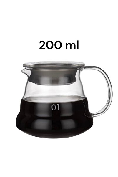 LUXURY V60 drip coffee maker, wave-shaped coffee pot, 02 size, 200ml