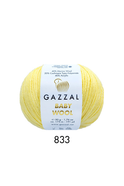 GAZZAL İPLİK Gazzal Baby Wool Lână pentru bebeluși Pachet 10 bucăți (10x50gr)...