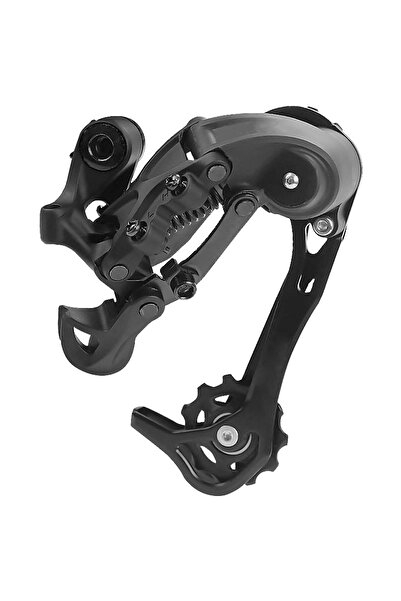 KlaussTech Schimbător spate Ventila 10 V, aluminiu negru, trekking