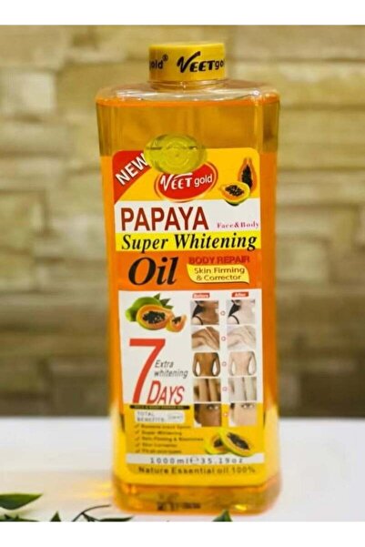 Vit Gold زيت البابايا لتبييض الوجه والجسم 1000 مل