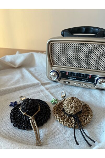 Handmade Kovboy Şapkası Çift Anahtarlık