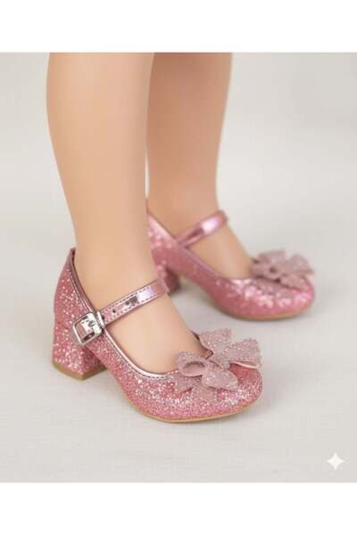 Surpie Shoes Children's High Heels, Low Heels, Children's Evening Dress Shoes