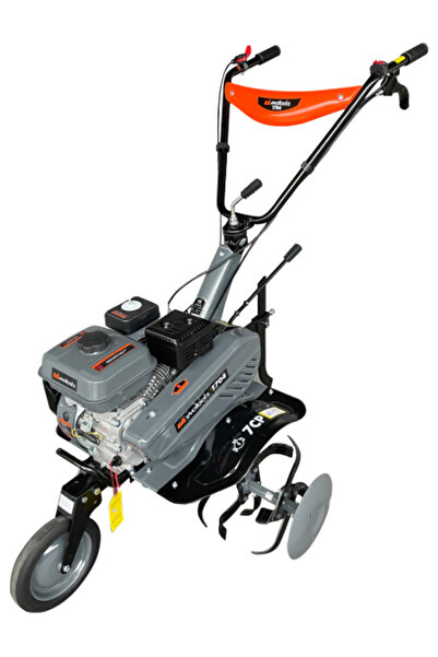 Evotools Motosapa T704 PLUS cu Motor Benzină 7CP, Roti de Transport, Freze Re...