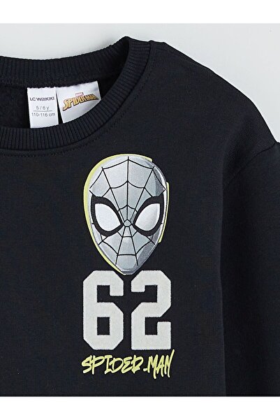 LC Waikiki Lcw Kids Spider-Man Printed Boys' Sweatshirt and Sweatpants