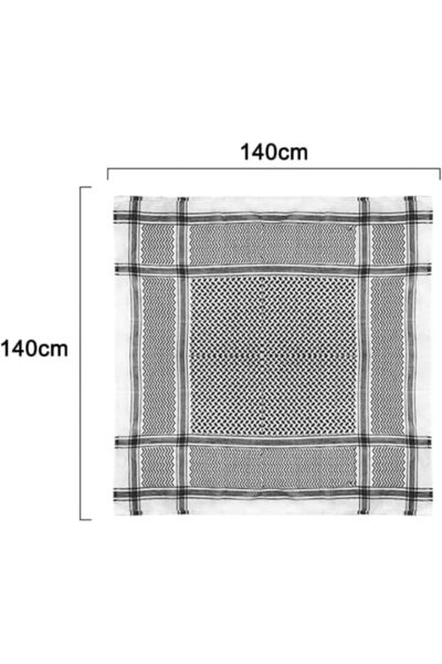 Generic Head Wrap Scarf Arabic Turban Tactical Desert Neck Headwear Wrap for Men & Women, 140x140cm