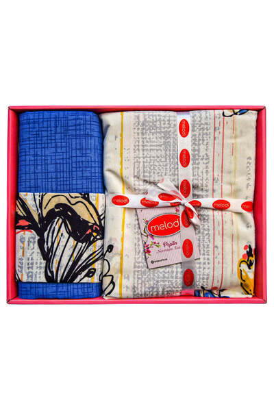 MİLANA Poplin Silk Dream Bedding Set | Fine Breathable Cotton