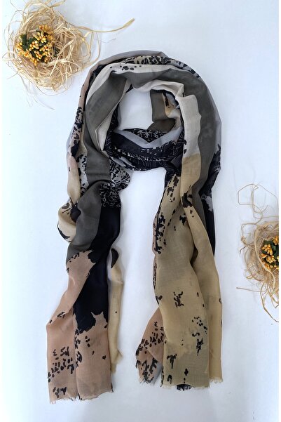 GOX Cloud Pattern Double Color Cotton Shawl