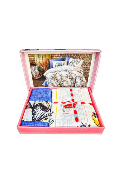 MİLANA Poplin Silk Dream Bedding Set | Fine Breathable Cotton