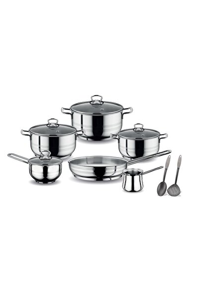 Prestige Stainless Steel Cookware Set, 12 pcs, PR80952