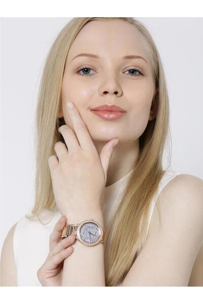 Michael Kors Michael KORS Kerry Womens Rose Gold Watch Glitz Crystals Mother of Pearl Dial