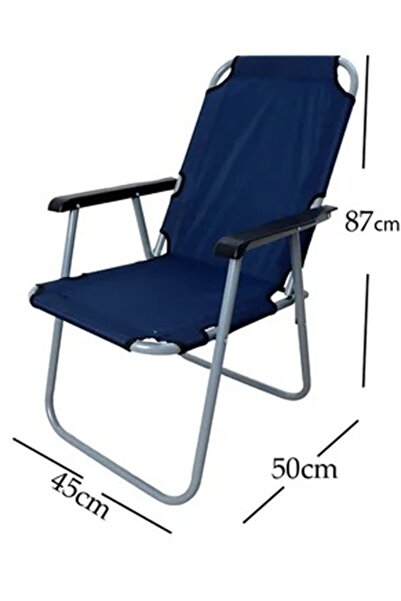 REXA R Portable Folding Beach Chair Dark Blue