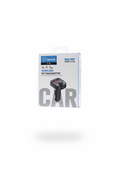 meax Kablosuz Bluetooth FM ve Araç Şarj Cihazı oto çakmaklık girişli 3.1 A fast