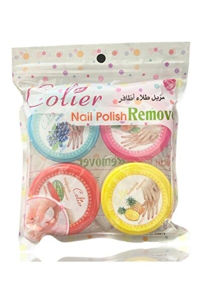 colier Nail Polish Remover 4 Pieces Multicolor