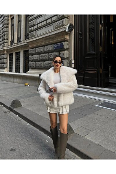 Queensland Non-Shedding Women's Fur Oversize Coat – Trendy Fashion, Comfortable Fit and Elegant Winter Coat