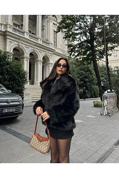 Queensland Non-Shedding Women's Fur Oversize Coat – Trendy Fashion, Comfortable Fit and Elegant Winter Coat