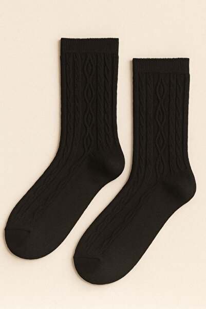 Katia&Bony Women's Chain Detailed Socks Black